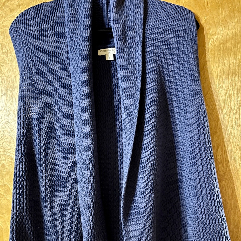 Coldwater Creek Blue Vest